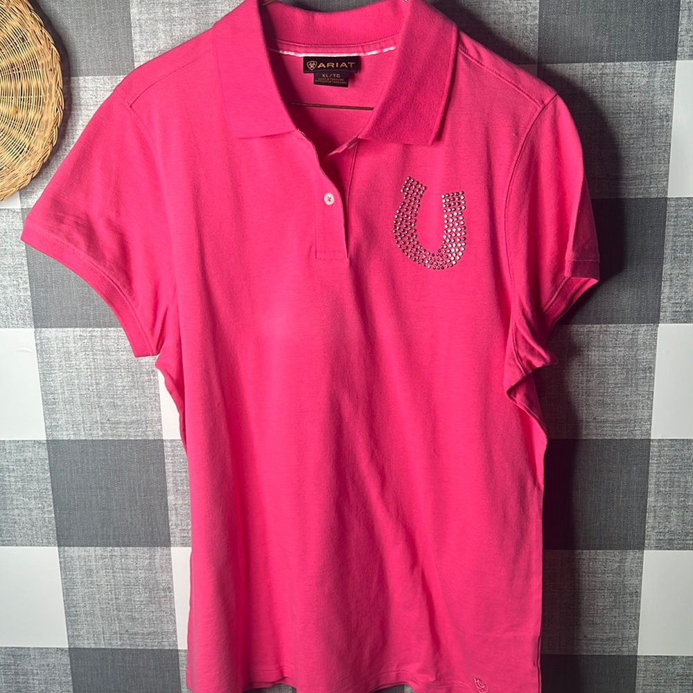 Ariat Pink Collared Woman’s Shirt